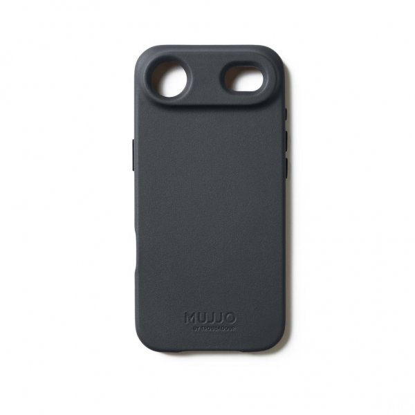 Mujjo iPhone Air-etui i fuldlæder MagSafe Basalt