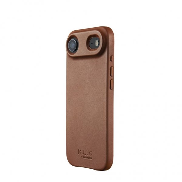 Mujjo iPhone Air Skal Full Leather Cover MagSafe Tan