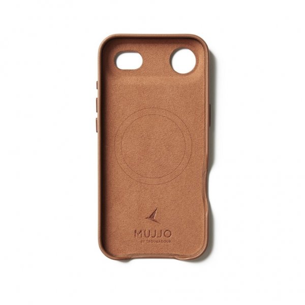 Mujjo iPhone Air Skal Full Leather Cover MagSafe Tan