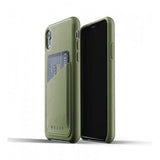 Mujjo iPhone Xr Cover Full Læder Pung Oliven