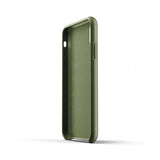 Mujjo iPhone Xr Cover Full Læder Pung Oliven