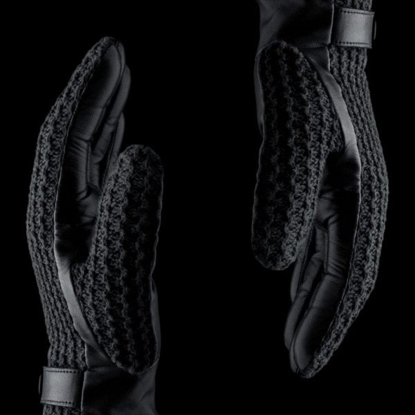 Mujjo Leather Crochet Touchscreen-handsker Størrelse 9