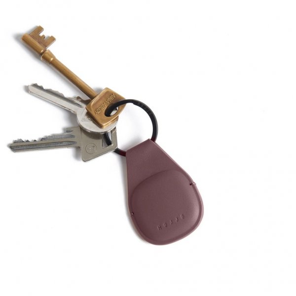 Mujjo Apple AirTag Holder Canopy Bronze Red