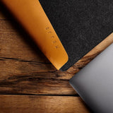 Mujjo MacBook Sleeve 16" Brun Sort