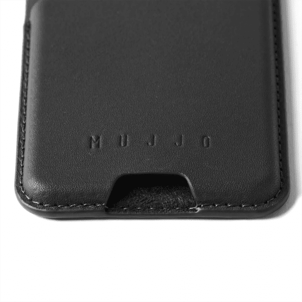 Mujjo Kortholder Full Leather Magnetic Wallet Sort