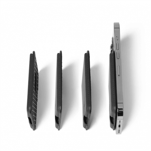 Mujjo Kortholder Full Leather Magnetic Wallet Sort