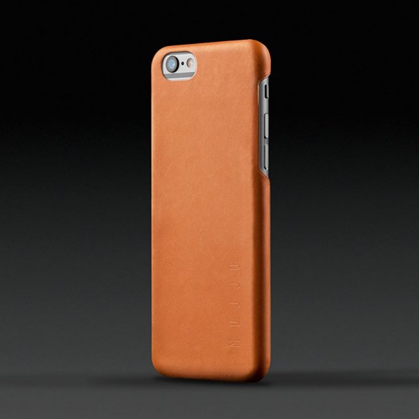 Mujjo iPhone 6/6S Etui Full Leather Case Tan