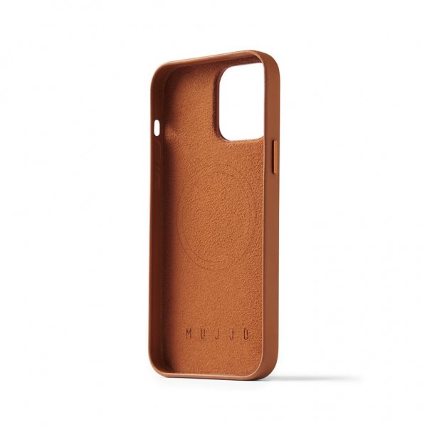 Mujjo iPhone 14 Pro Max Cover Full Læder Etui MagSafe Sort