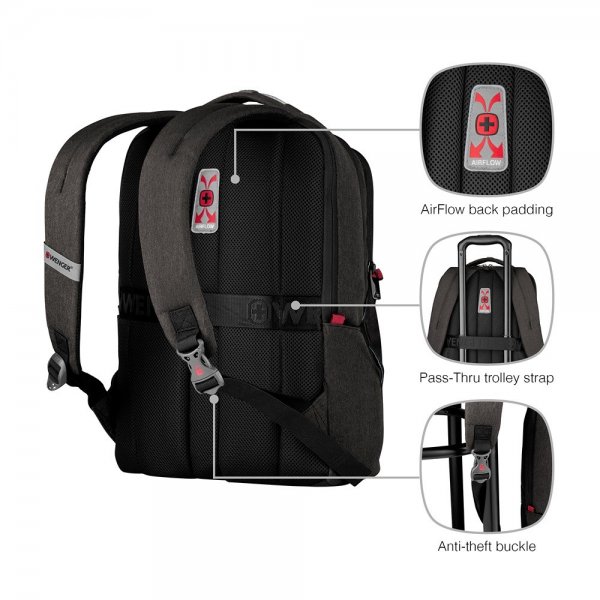 Wenger MX Professional 16" Computerrygsæk Grå