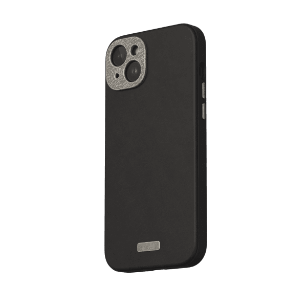 Moshi iPhone 15 Plus Cover Napa MagSafe Midnight Black