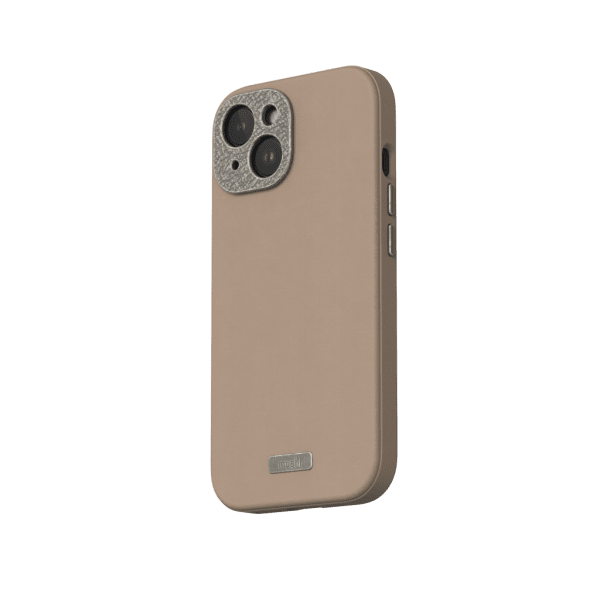 Moshi iPhone 15 Cover Napa MagSafe Woodsmoke Brown