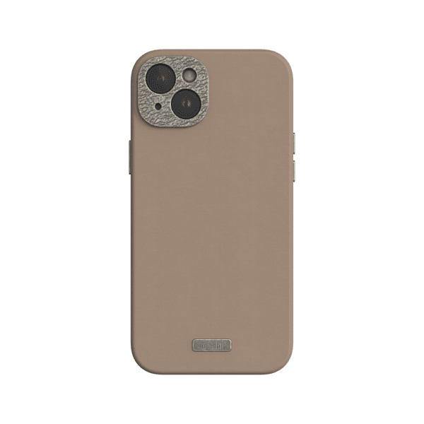 Moshi iPhone 15 Plus Cover Napa MagSafe Woodsmoke Brown