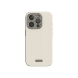 Moshi iPhone 15 Pro Cover Napa MagSafe Eggnog White