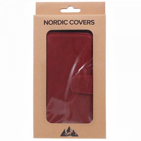 Nordic Covers iPhone 11 Fodral Essential Leather Poppy Red
