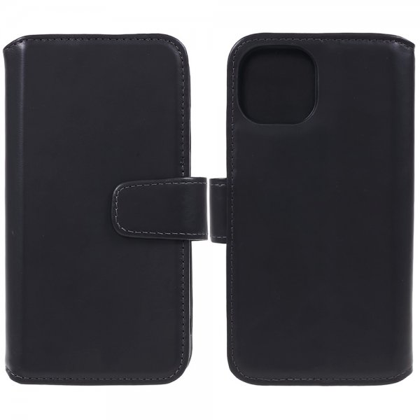 Nordic Covers iPhone 12 Mini Cover Essential Leather Raven Black