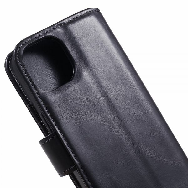 Nordic Covers iPhone 12 Mini Cover Essential Leather Raven Black