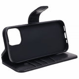 Nordic Covers iPhone 12/iPhone 12 Pro Etui Essential Leather Raven Black