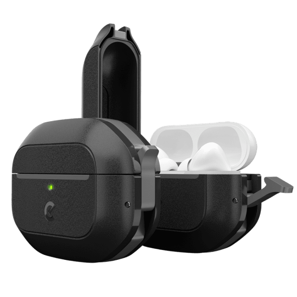 KeyBudz AirPods Pro 2 Cover Element Series Carbon Black