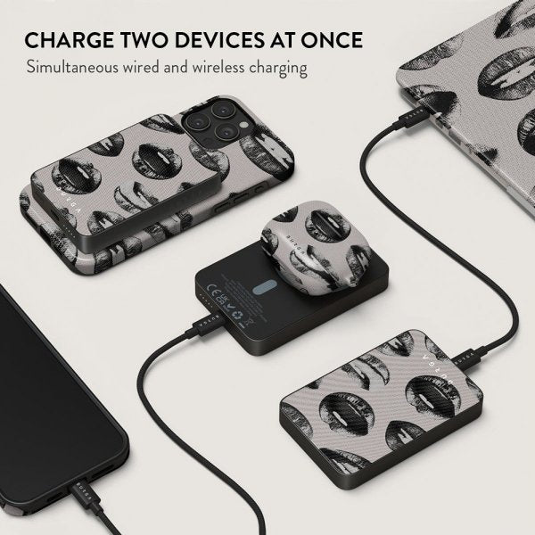Burga Powerbank MagSafe 5000 mAh Next Mistake Metalgrå