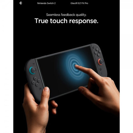 Spigen Nintendo Switch 2 Skærmbeskyttelse GLAS.tR EZ Fit Pro 2-pak
