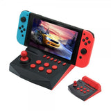 Nintendo Switch/Switch Lite Arcade-joystick sort/rød