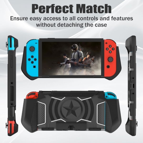 Nintendo Switch OLED-skal, svart