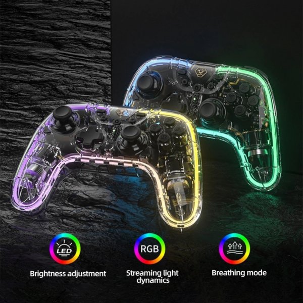 Aolion Nintendo Switch Spilkontrol Klar RGB