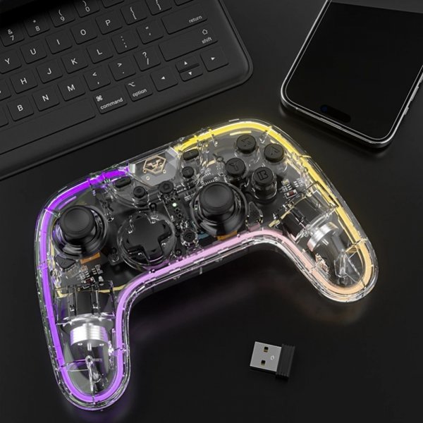 Aolion Nintendo Switch Spilkontrol Klar RGB