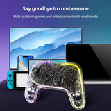Aolion Nintendo Switch Spilkontrol Klar RGB
