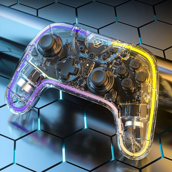Aolion Nintendo Switch Spilkontrol Klar RGB