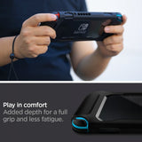 Spigen Nintendo Switch Etui Rugged Armor Mat Sort