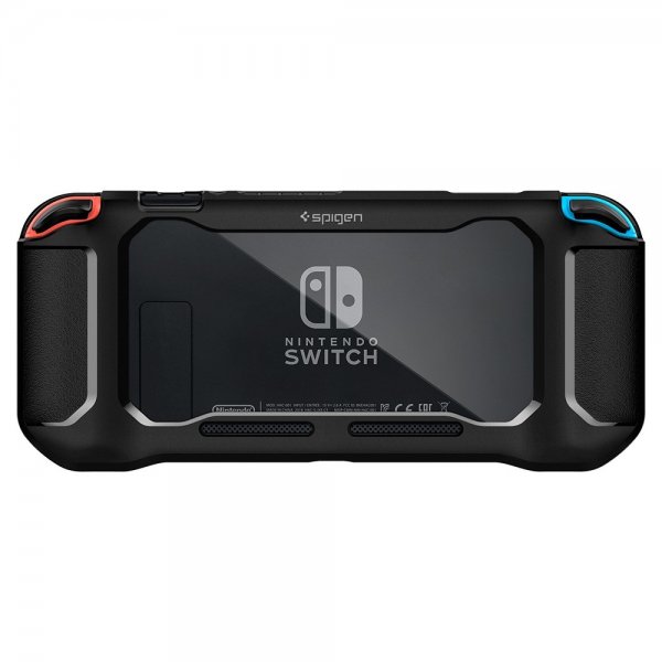 Spigen Nintendo Switch Etui Rugged Armor Mat Sort