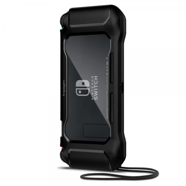 Spigen Nintendo Switch Etui Rugged Armor Mat Sort