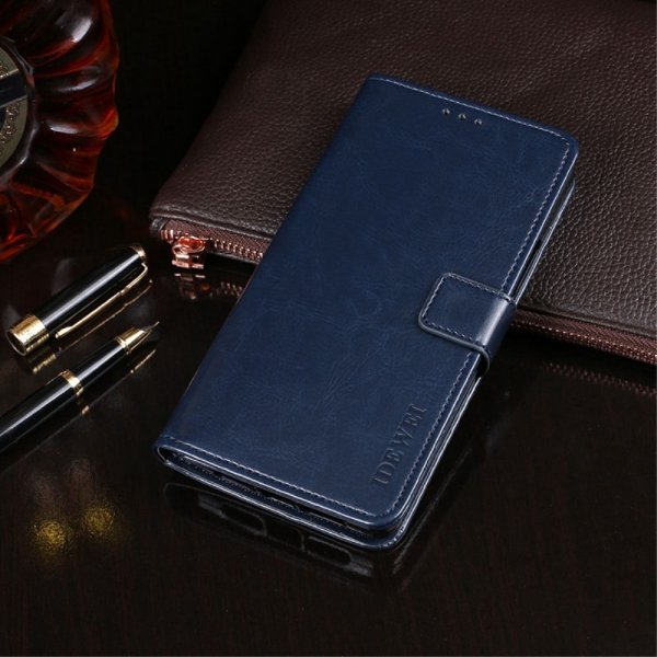 Nokia G11/G21 Etui Lædertekstur Mørkeblå