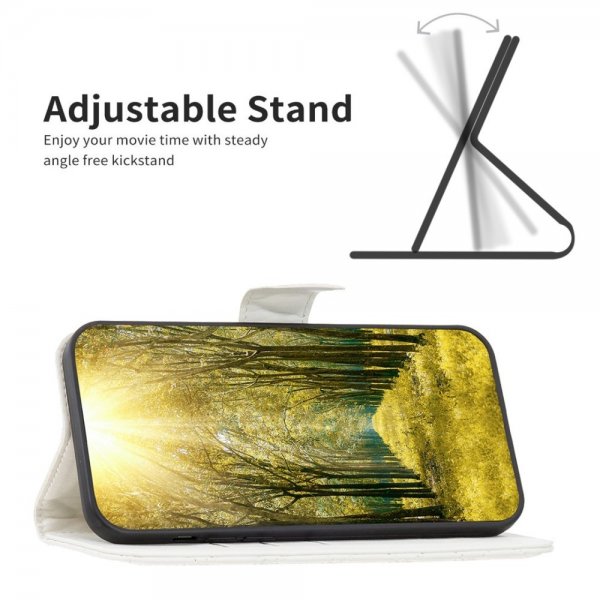 Nothing Phone (1) Cover Diamantmønster Hvid