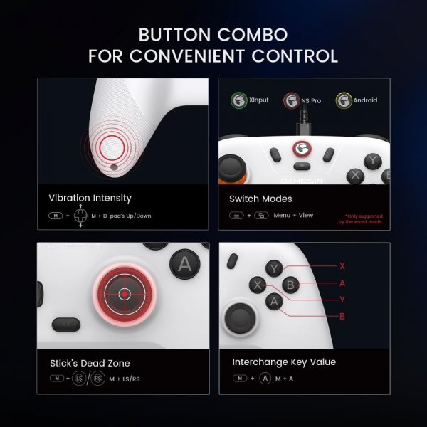 GameSir Nova Lite Multiplatform-controller Midnatsblå