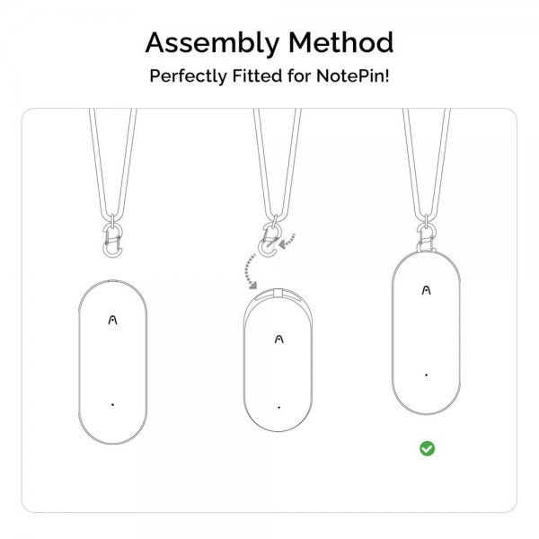 Plaud NotePin lanyard Sort