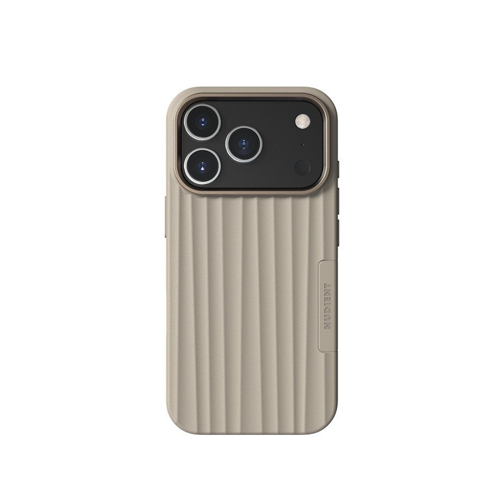Nudient iPhone 17 Pro/iPhone 18 Pro Cover Bold Case MagSafe Linen Beige