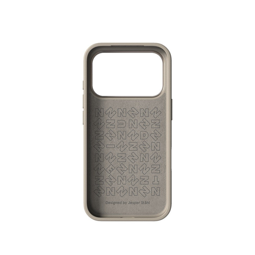 Nudient iPhone 17 Pro/iPhone 18 Pro Cover Bold Case MagSafe Linen Beige