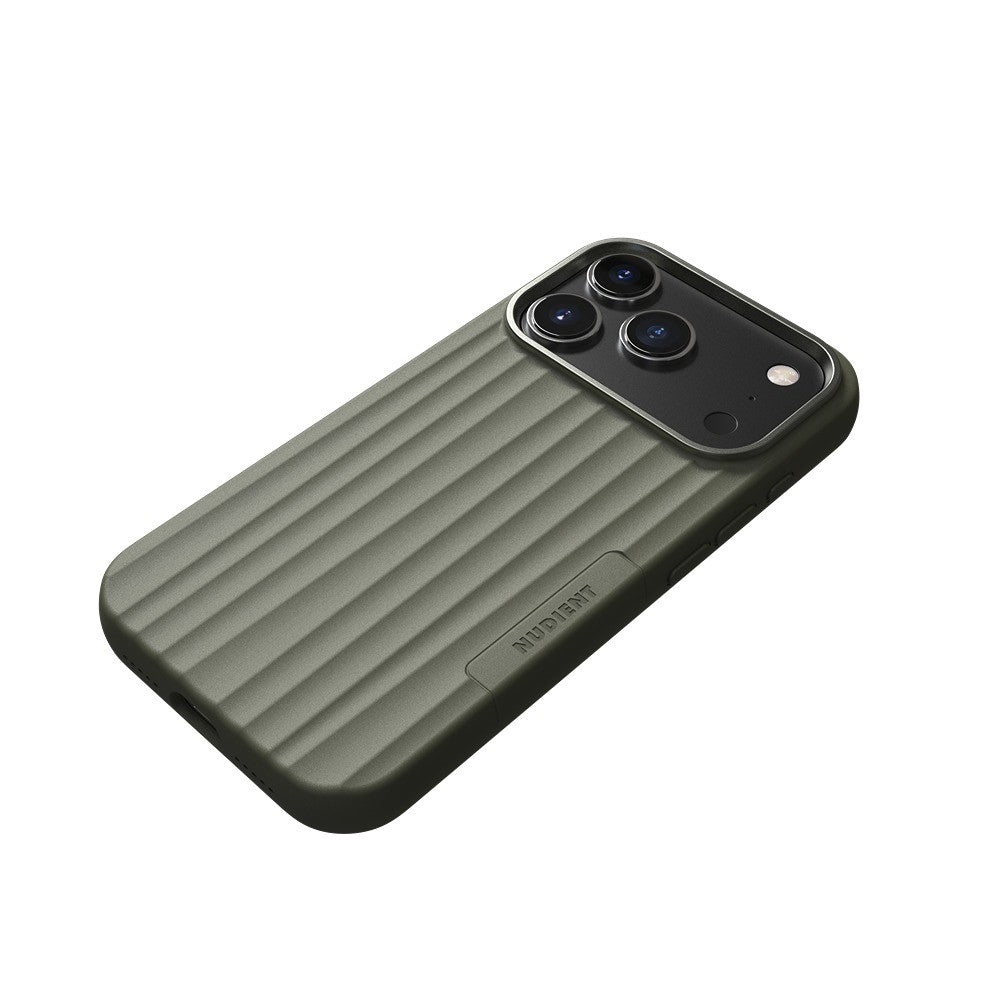 Nudient iPhone 17 Pro/iPhone 18 Pro Cover Bold Case MagSafe Olive Green