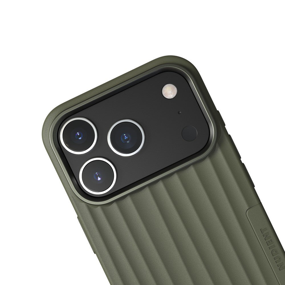 Nudient iPhone 17 Pro/iPhone 18 Pro Cover Bold Case MagSafe Olive Green