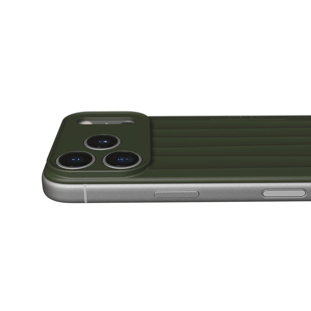 Nudient iPhone 17 Pro/iPhone 18 Pro Cover Slice Case MagSafe Pine Green