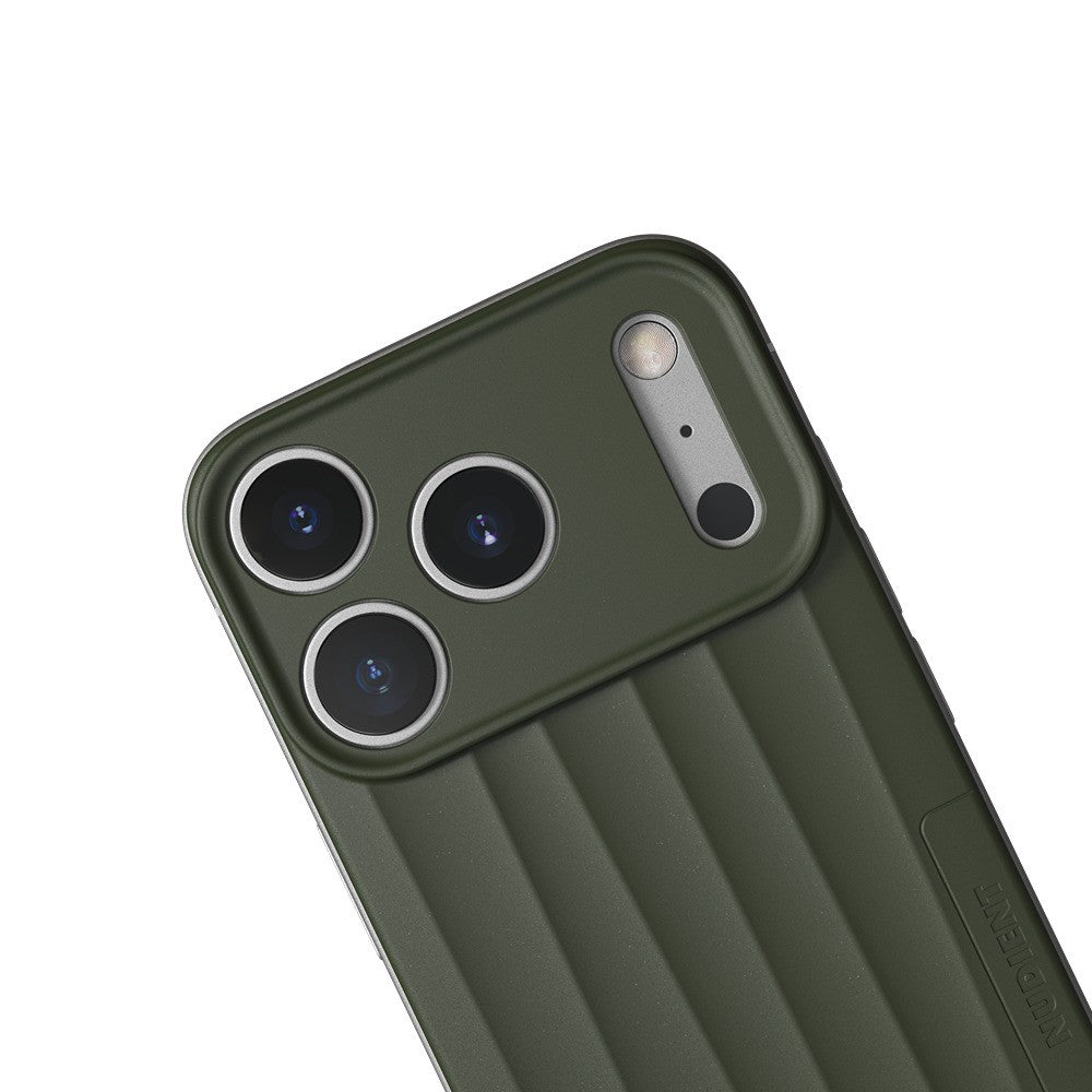 Nudient iPhone 17 Pro/iPhone 18 Pro Cover Slice Case MagSafe Pine Green