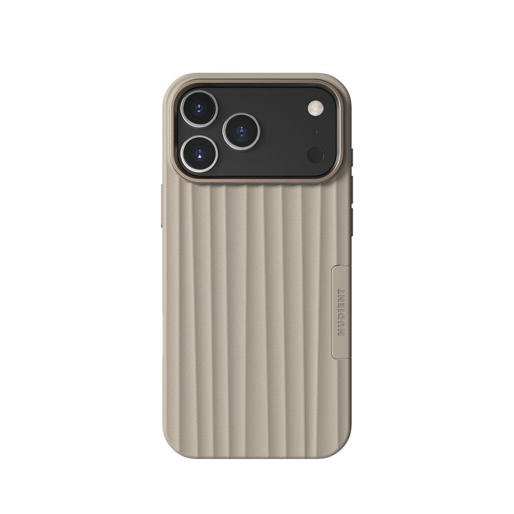 Nudient iPhone 17 Pro Max/iPhone 18 Pro Max Cover Bold Case MagSafe Linen Beige