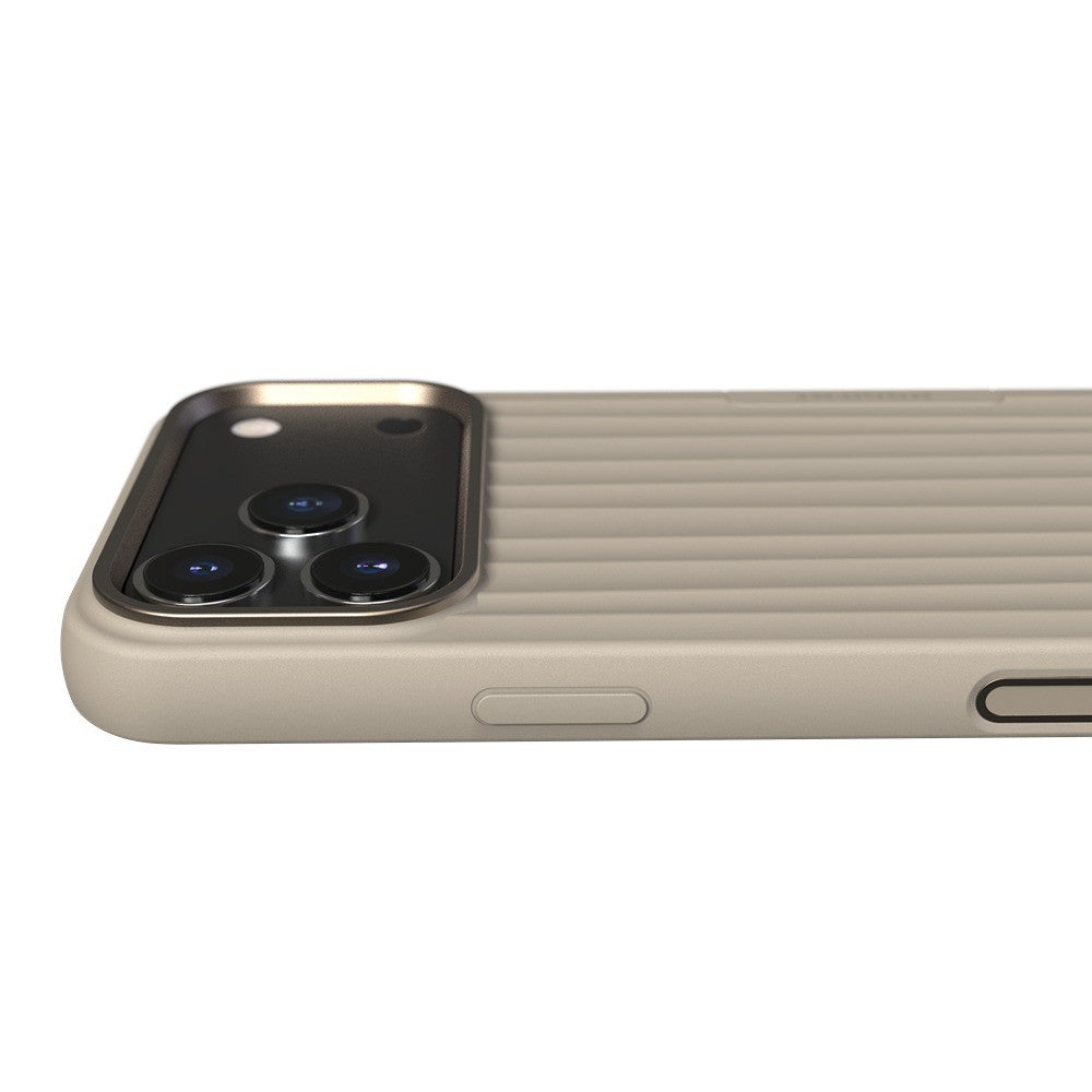 Nudient iPhone 17 Pro Max/iPhone 18 Pro Max Cover Bold Case MagSafe Linen Beige