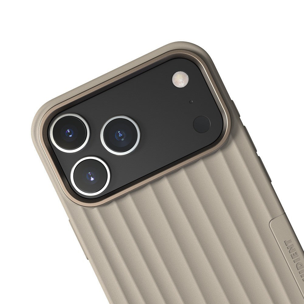 Nudient iPhone 17 Pro Max/iPhone 18 Pro Max Cover Bold Case MagSafe Linen Beige