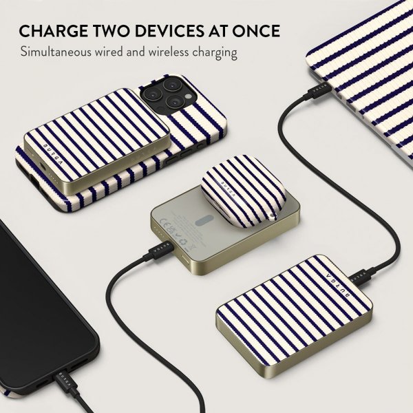 Burga Powerbank MagSafe 5000 mAh Old Money Guld