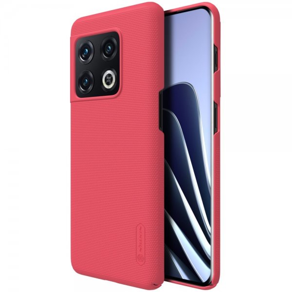 Nillkin OnePlus 10 Pro Cover Frosted Shield Rød
