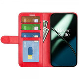 OnePlus 11 Cover Lædertekstur Rød