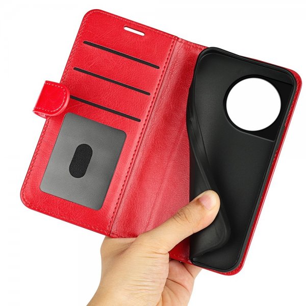 OnePlus 11 Cover Lædertekstur Rød